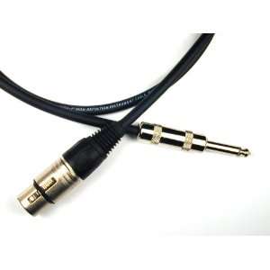   Hi Impedance   Neutrik XLR Female to 1/4 Inch Male Microphone Cable