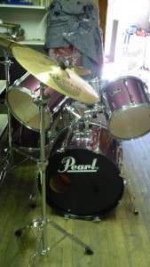 Pearl Export Series 5 Piece Drum Set  