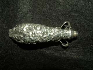 ANTIQUE TIFFANY STERLING REPOUSSE PERFUME BOTTLE  