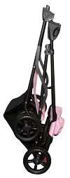 Pet Gear Travel System Dog Stroller Pink Ice Up to 15#  