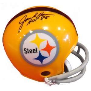Jack Ham Signed Mini Helmet Pittsburgh Steelers NFL:  