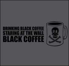 Black Flag T Shirt   Coffee Tee Shirt   Henry Rollins   Punk T Shirts