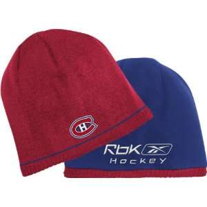 com Montreal Canadiens RBK Hockey Official Team Reversible Skully Hat 