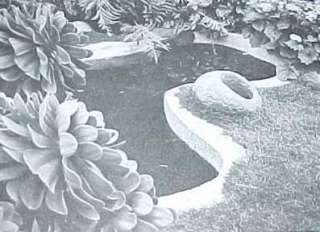 1965 MID CENTURY MODERN POOL FOUNTAINS WATER GARDEN ART  