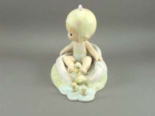 1998 Precious Moments Girl In Pool Porcelain Figure 110078 August NIB 