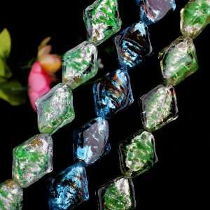  50 Pcs Lampwork Murano Handmade Glass Beads 18*18mm Arts 