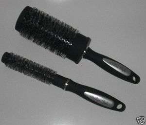 Thermal Ceramic Pro Salon Boar Hair Brush NEW Set of 2  