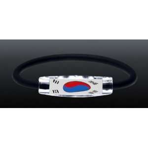  South Korea Magnetic Negative Ion Flag Wristband Sports 