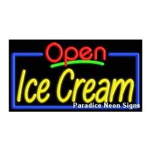  Open Ice Cream Neon Sign