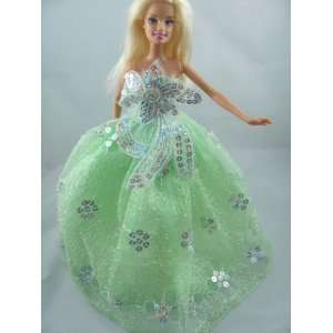   Barbie Doll Dress with Sequins Fits 11.5 Barbie Dolls (No Doll) Toys