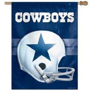   NFL Dallas Cowboys Vintage Vertical Banner Flag Patio, Lawn & Garden