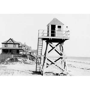  Vintage Art Watch Station Salisbury Beach, Massachusetts 