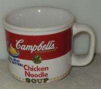 Campbells Chicken Noodle Soup Westwood Red White Coffee Cup Mug  