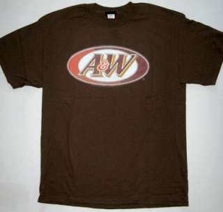 You are bidding on a brand new A&W logo print t shirt. This shirt is 