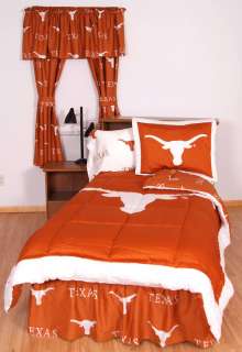 Texas Longhorns NCAA Bed in a Bag Set Choose Size  