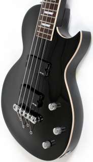 BLACK ELECTRIC BASS GUITAR with VINTAGE CUTAWAY New  