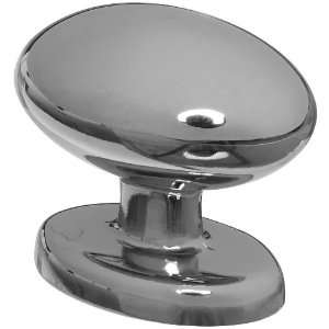   Inch Diameter Egg Shaped Cabinet/Door Knob, Chrome