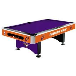    Phoenix Suns Team Logo 8 Foot Pool Table: Sports & Outdoors