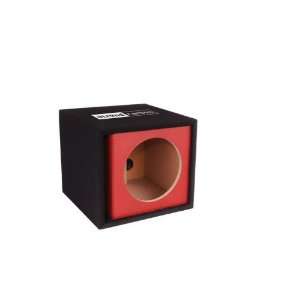   12SVR 12 Inches Red Single Vented Sub Box Enclosure: Car Electronics
