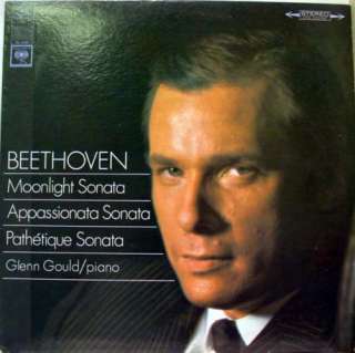 GOULD beethoven moonlight sonata LP VG+ 360 MS 7088  