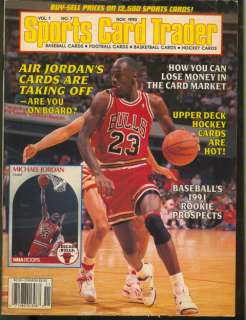 1990 Sports Card Trader Magazine Michael Jordan Bulls  
