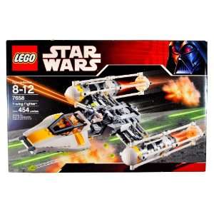  Lego Year 2007 Star Wars Series Vehicle Set #7658  Y WING 