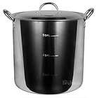 stainless steel stock pot cover 30 qt by polar ware one day shipping 