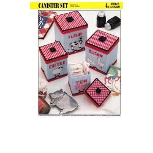 Canister Set   Home Decor   Plastic Canvas Patterns (One Design for 
