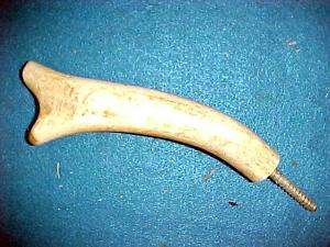 FALLOW DEER ANTLER Fork Crown CANE HANDLE~walking stick  