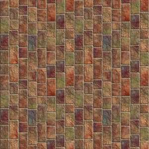  Wallpaper Wall Decals   Multicolor Bricks   4 FT X 4 FT Removable 