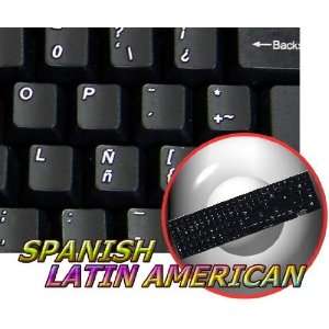  REPLACEMENT SPANISH LATIN AMERICAN KEYBOARD STICKERS ON 