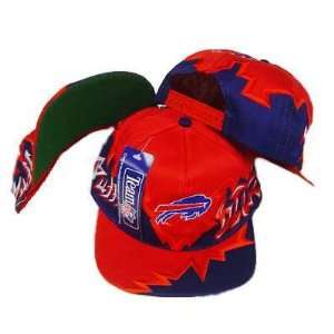  NFL BUFFALO BILLS FLAT BILL VINTAGE SNAP BACK HAT CAP 