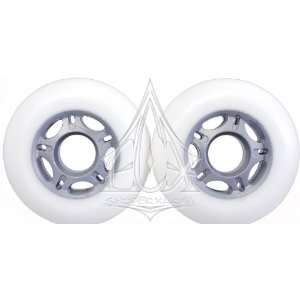  ECX Ripstik Wheels 76mm White/Silver 