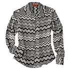 MISSONI Target Black & White Print Blouse Sold Out! NWT