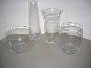 CMV Home Set of Four Stackable Glass Vases from QVC  