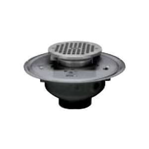   Commercial Drain with 5 Inch Cast NI Grate and Square Top, 3 Inch