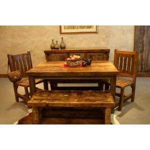  Riverwoods Rustic Barn Wood Table   60 x 60