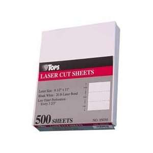  TOPS Laser Cut Sheet Paper, Perforated Every 5 1/2 Inches 