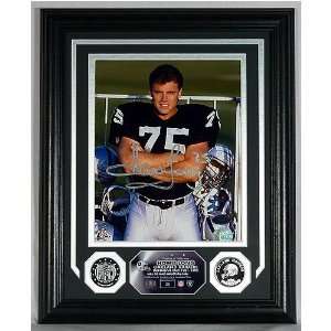   Raiders Signed Raiders Photomint with Silver Coins 