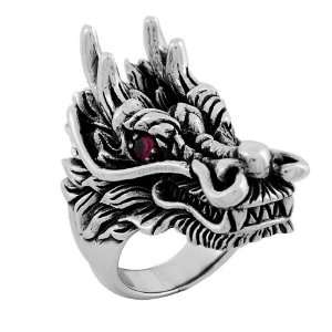  Stainless Steel Laughing Skull Ring (Available in Sizes 10 