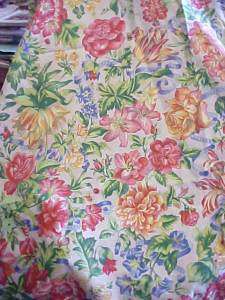 Yd FABULOUS Colorful Floral Upholstery Drapery Fabric  