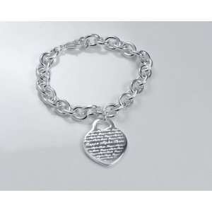  Kappa Alpha Theta Sorority Silver Heart Bracelet Jewelry