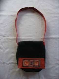 Traditional Vietnamese Embroidery Cotton Messenger Bag  