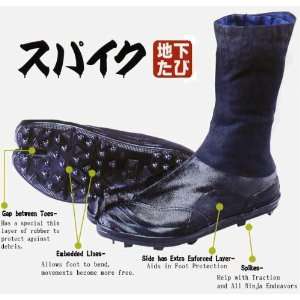 Spike Tabi Shoes, Jikatabi boots, Rikio Durable Tabi Ninja 