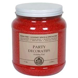 India Tree Holiday Red Party Decoratifs, 3 Pounds  Grocery 