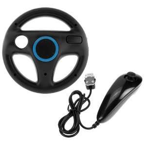   Mario Racing Steering Driving Wheel for Nintendo Wii: Video Games