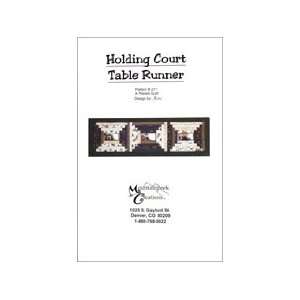  Creations Holding Court Table Runner Pattern