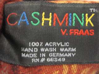 CASHMINK Multi Colored Fringed Scarf  