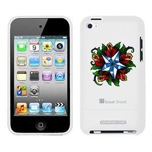  Star with Roses on iPod Touch 4g Greatshield Case 