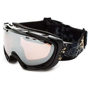 NEW Giro Lyric Womens Black ski snowboard goggles w/ Silver Mirror 